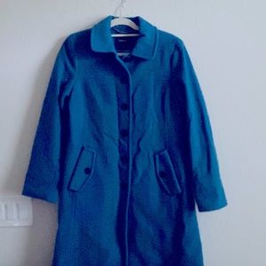 LANDS END WOOL BLEND COAT